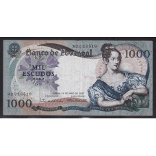 PORTUGAL 1967 BILLETE DE 1.000 ESCUDOS